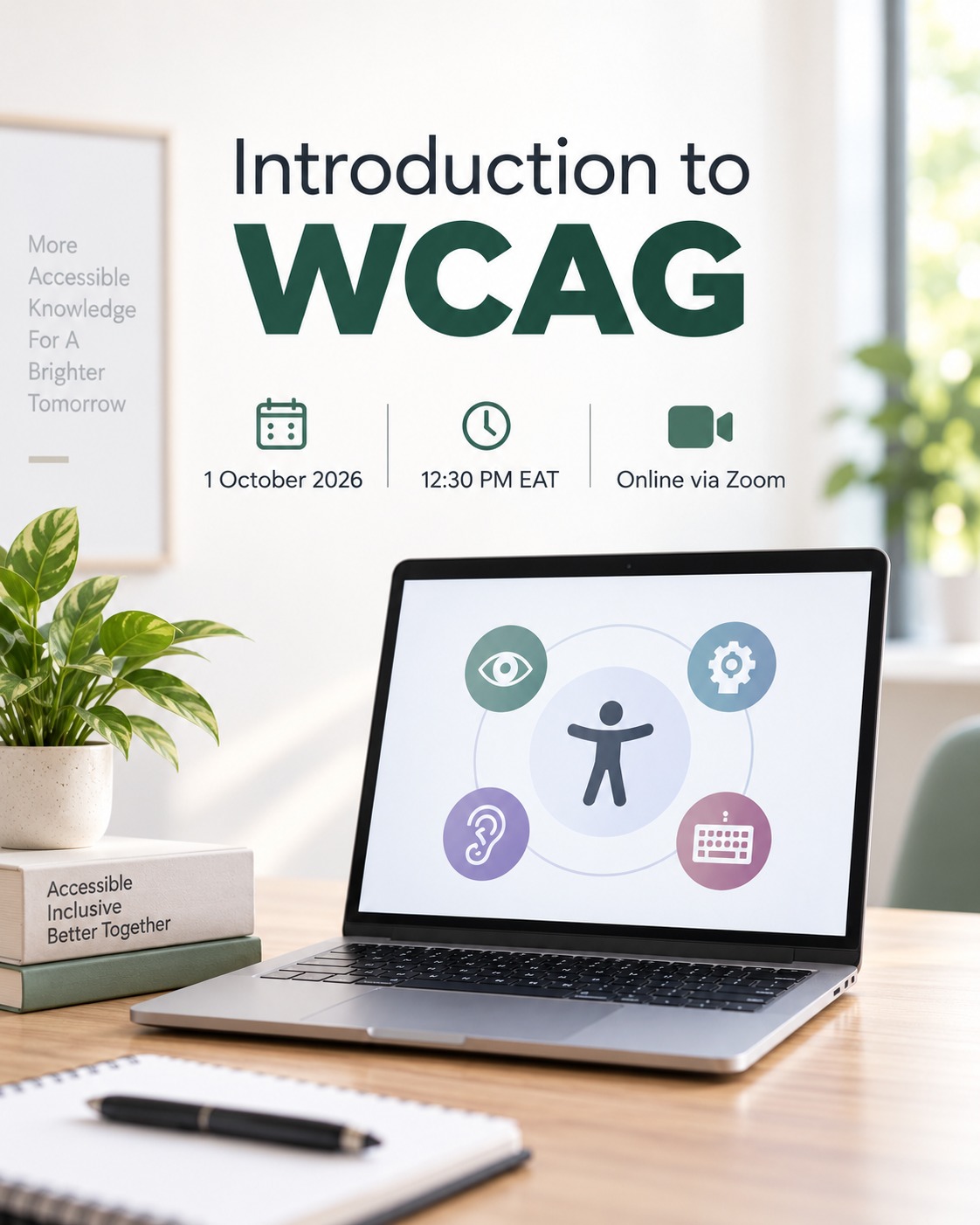 Introduction to WCAG - An introductory webinar on web accessibility and the Web Content Accessibility Guidelines (WCAG), with practical examples and guidance on creating more accessible digital content and services.